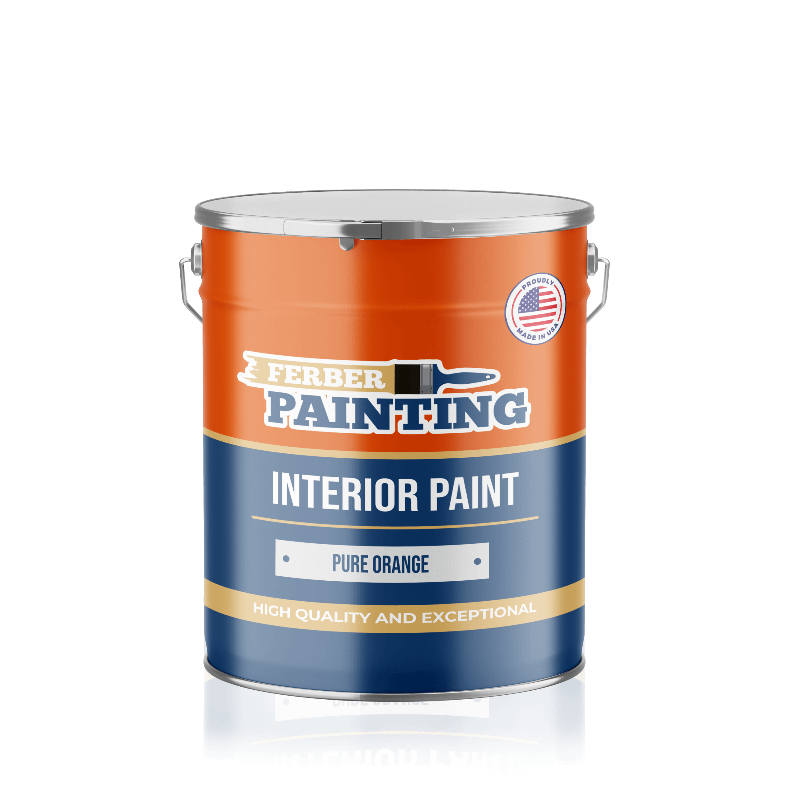 Ferber Painting interiørmaling oransje matt vaskbar