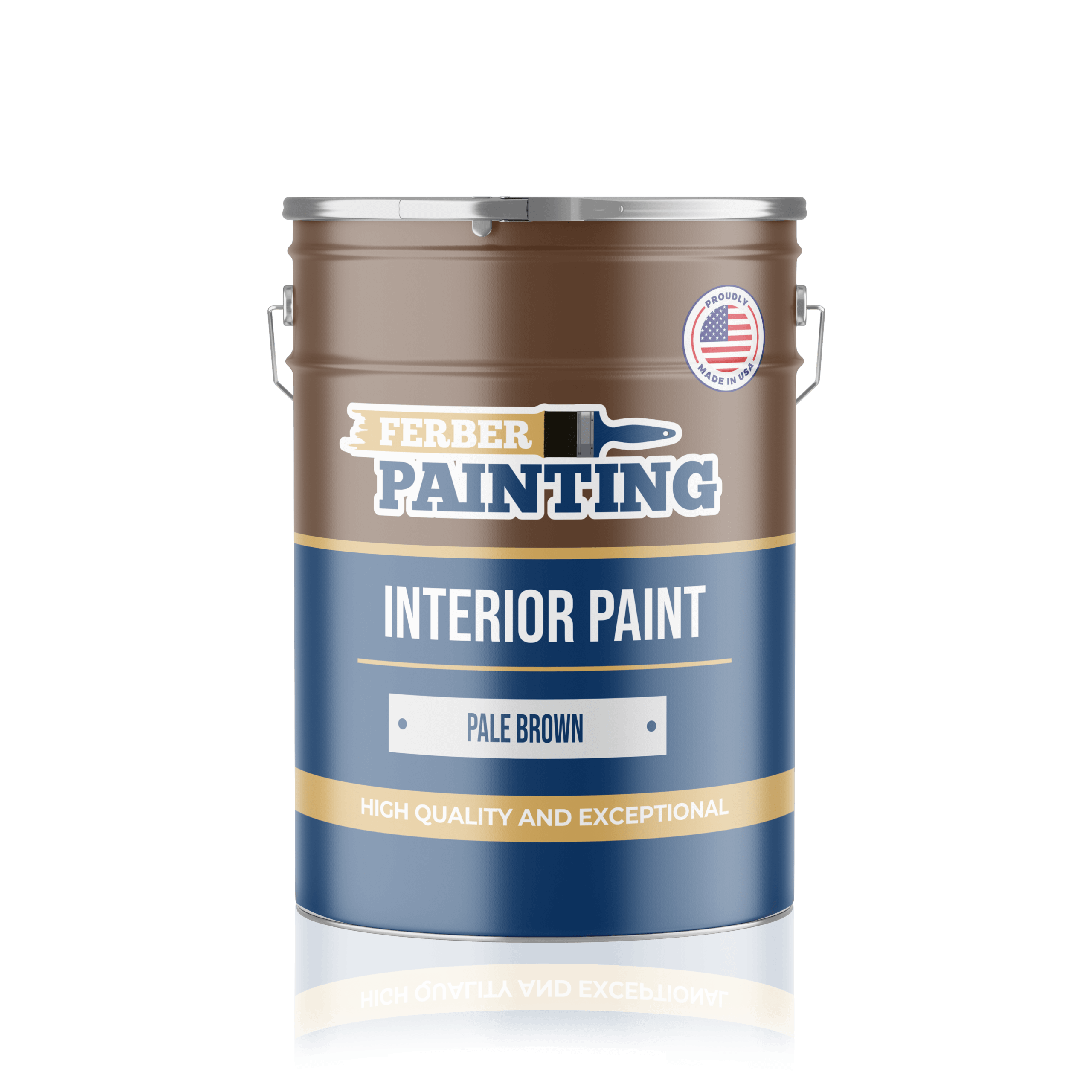 Ferber Painting interiørmaling lys brun veggmaling matt
