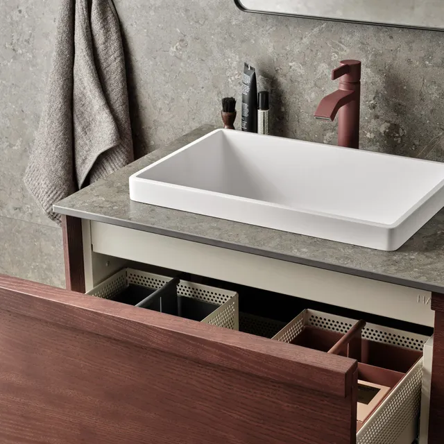 Toniton Arch 02 servantbatteri Reddish Brown matt