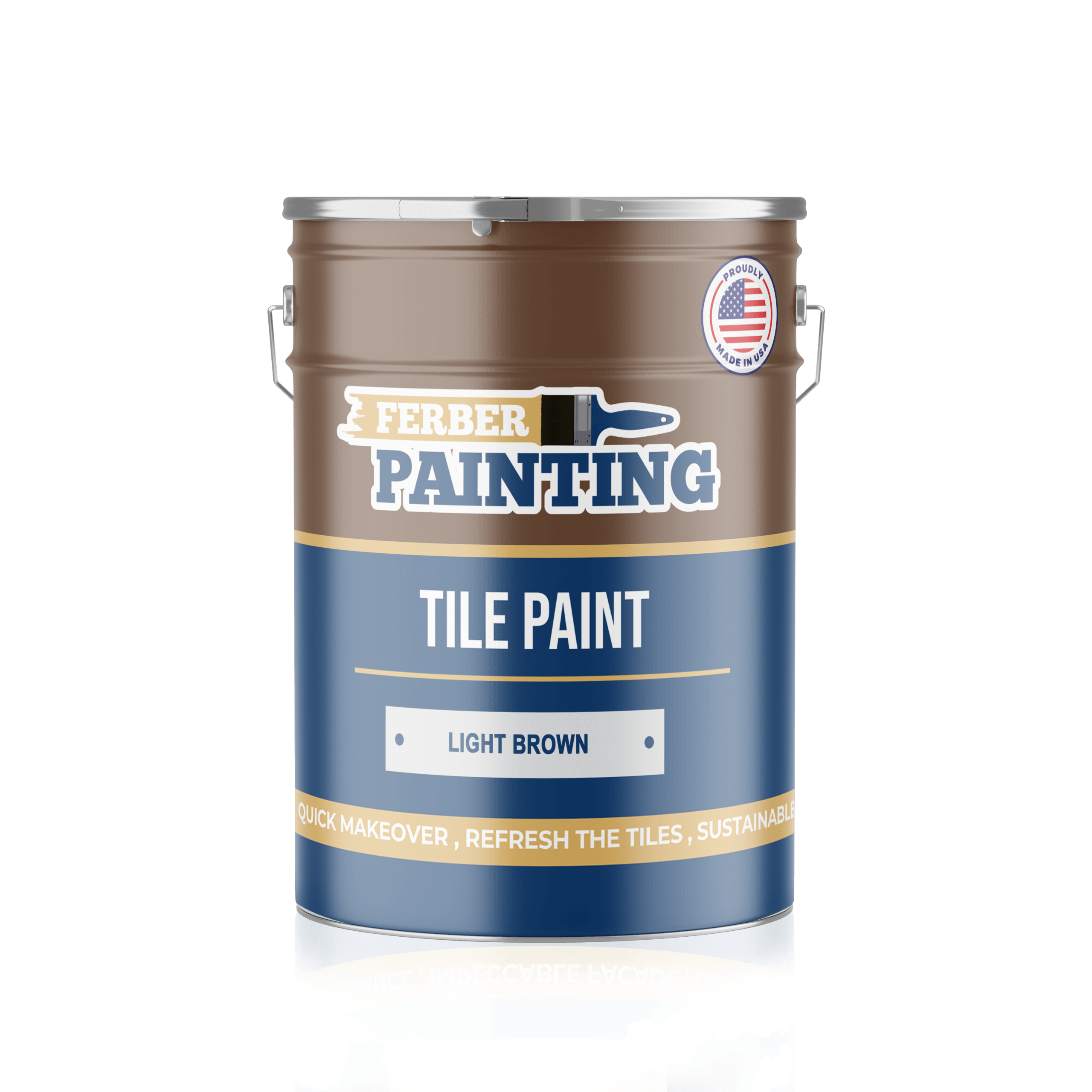Ferber Painting flismaling lysbrun for bad og kjøkken