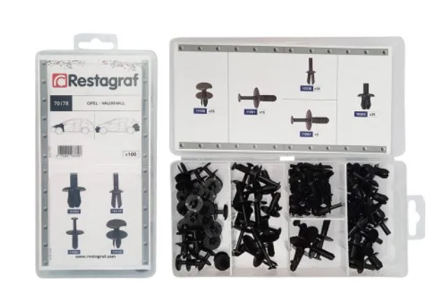 Restagraf 70178 sortimentsboks plastnagler Opel
