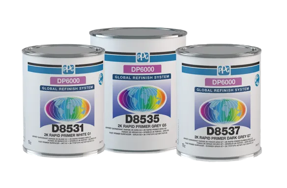 PPG Deltron DP6000 2K Rapid Primer grunning grå