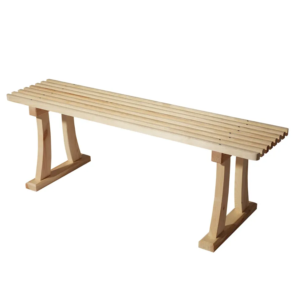 Gysinge Sommarro hagebenk umalt furu 127 cm ribbesete