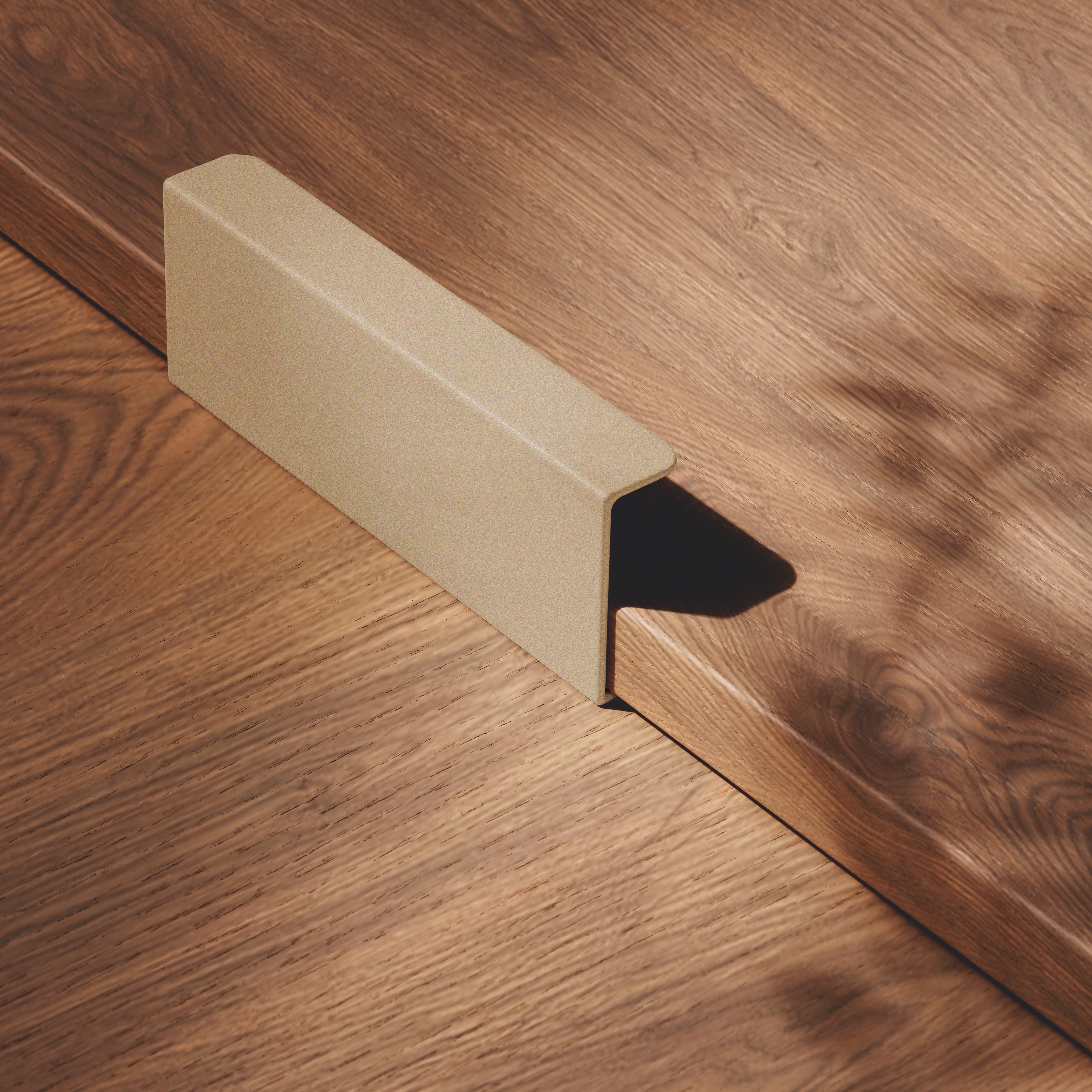 Toniton Hide 120 møbelhåndtak Greige 120 mm