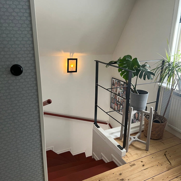 Ovolin Hyttrød 8-090 veggmaling fargeprøve rød