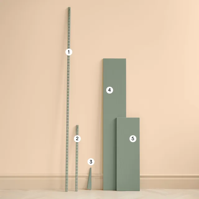 Toniton Shelf 78x25 hylle grønn 78 cm