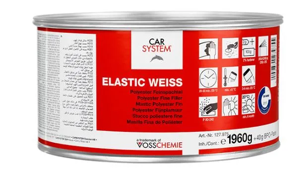 CarSystem Elastic Weiss finsparkel 2 kg poretett