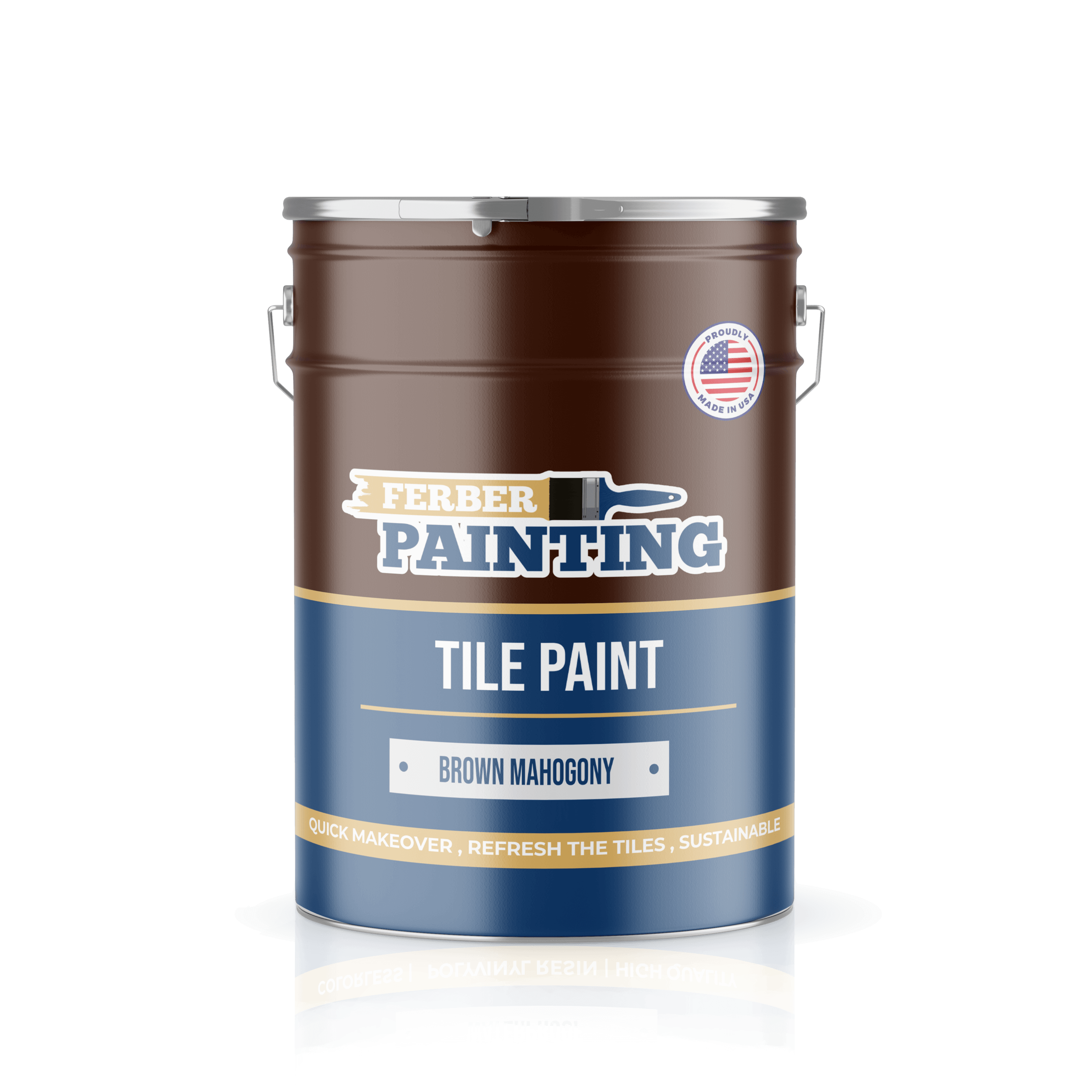Ferber Painting flismaling mahognibrun dekkende