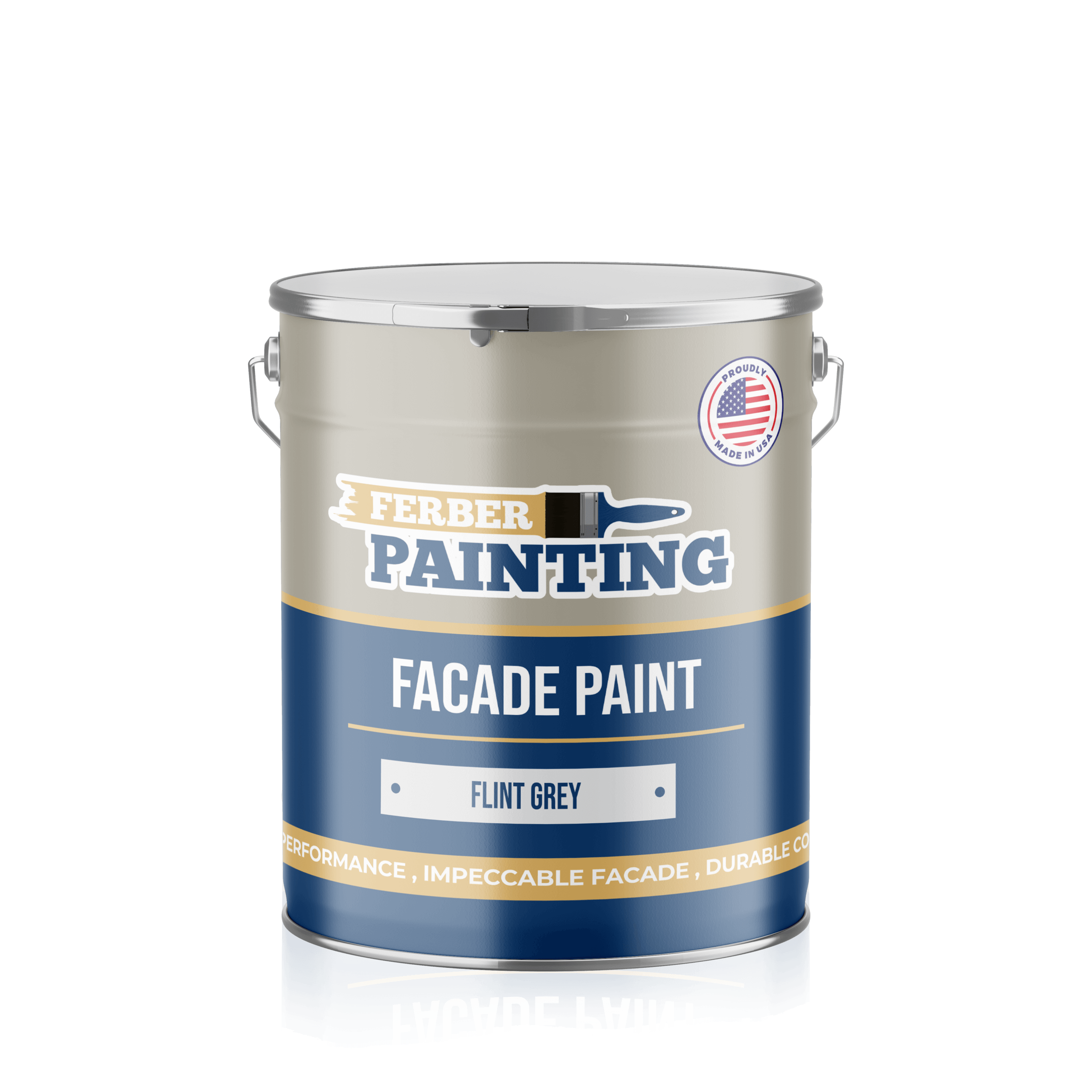 Ferber Painting Facade Paint Flint Grey fasademaling matt