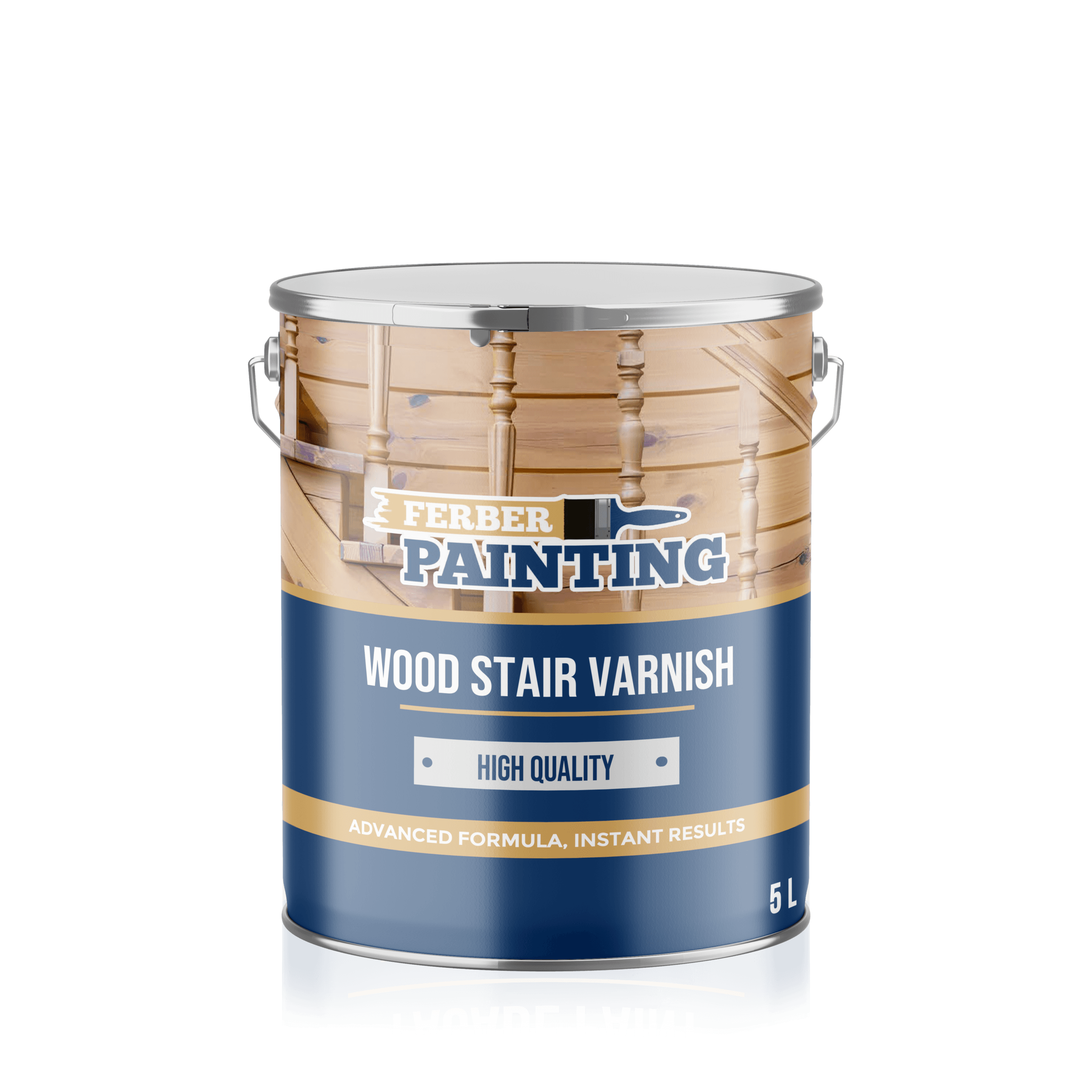 Ferber Painting Wood Stair Varnish trelakk for trapp slitesterk