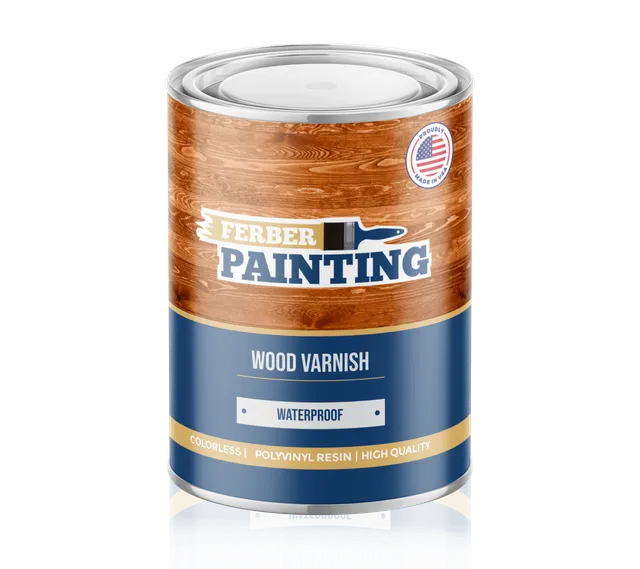 Ferber Painting Wood Varnish trelakk slitesterk blank