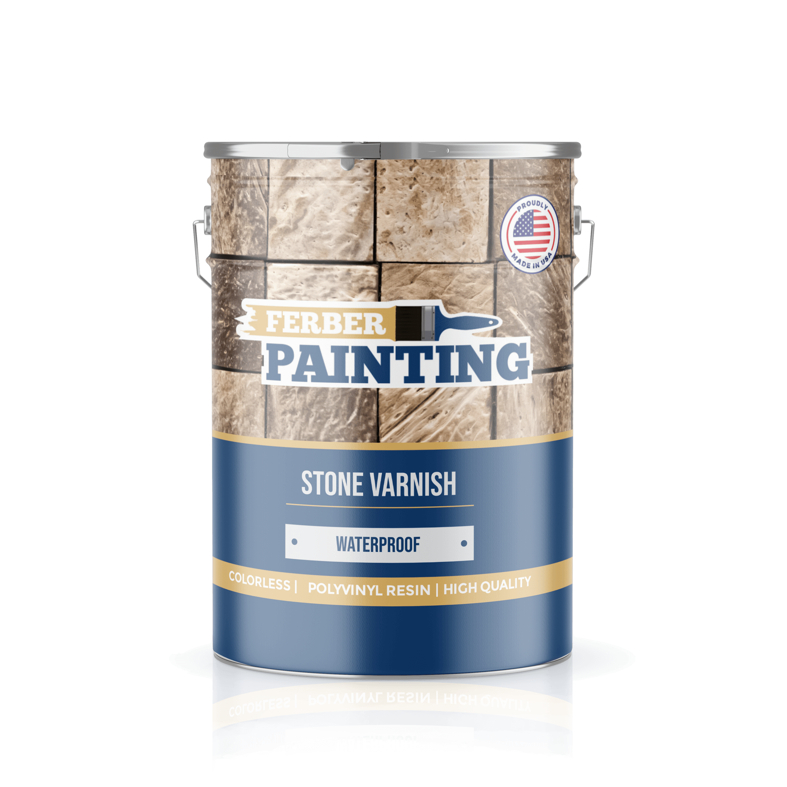 Ferber Painting Stone Varnish steinlakk blank slitesterk
