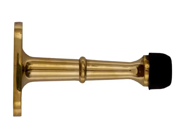 Ovolin dørstopper messing gulv 45 mm