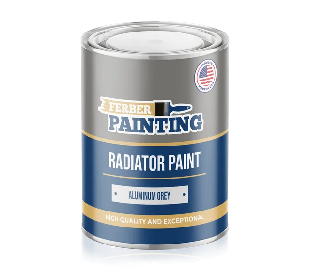 Ferber Painting Radiator Paint radiatormaling aluminiumgrå varmebestandig