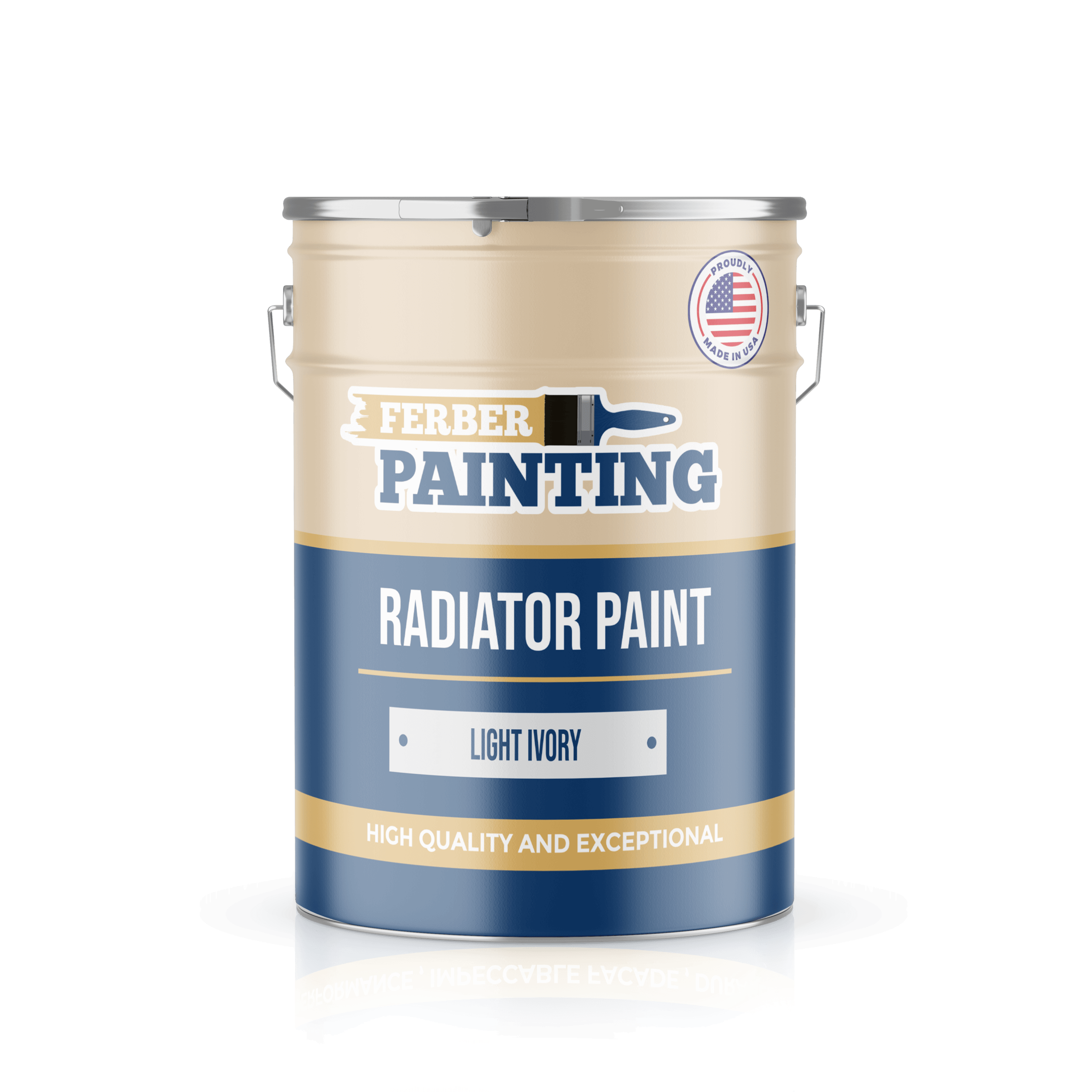 Ferber Painting Radiator Paint radiatormaling lys elfenben gulningssikker