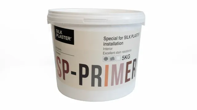 Silk Plaster SP Primer grunning hvit kvartssand vegg