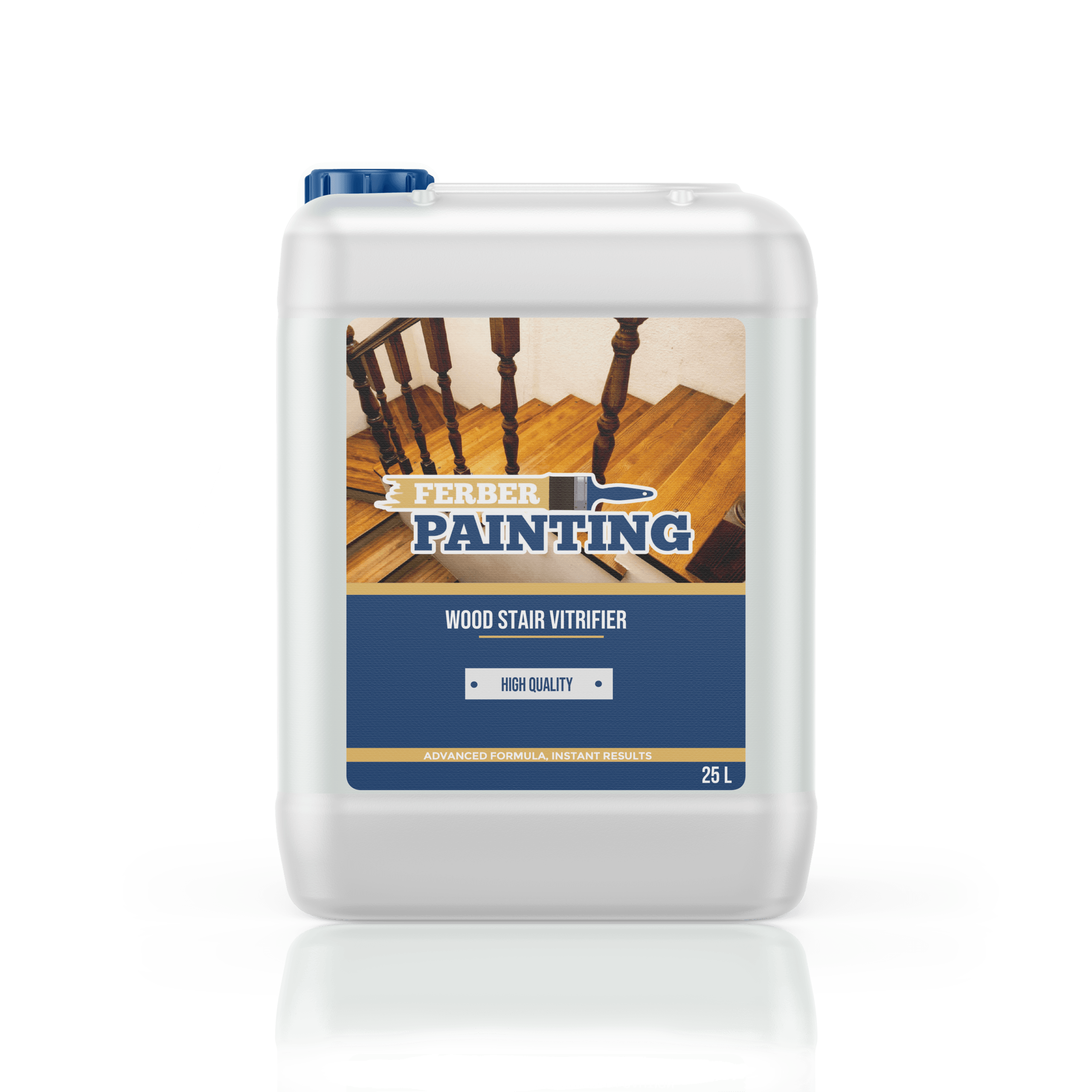 Ferber Painting Wood Stair Vitrifier trelakk transparent