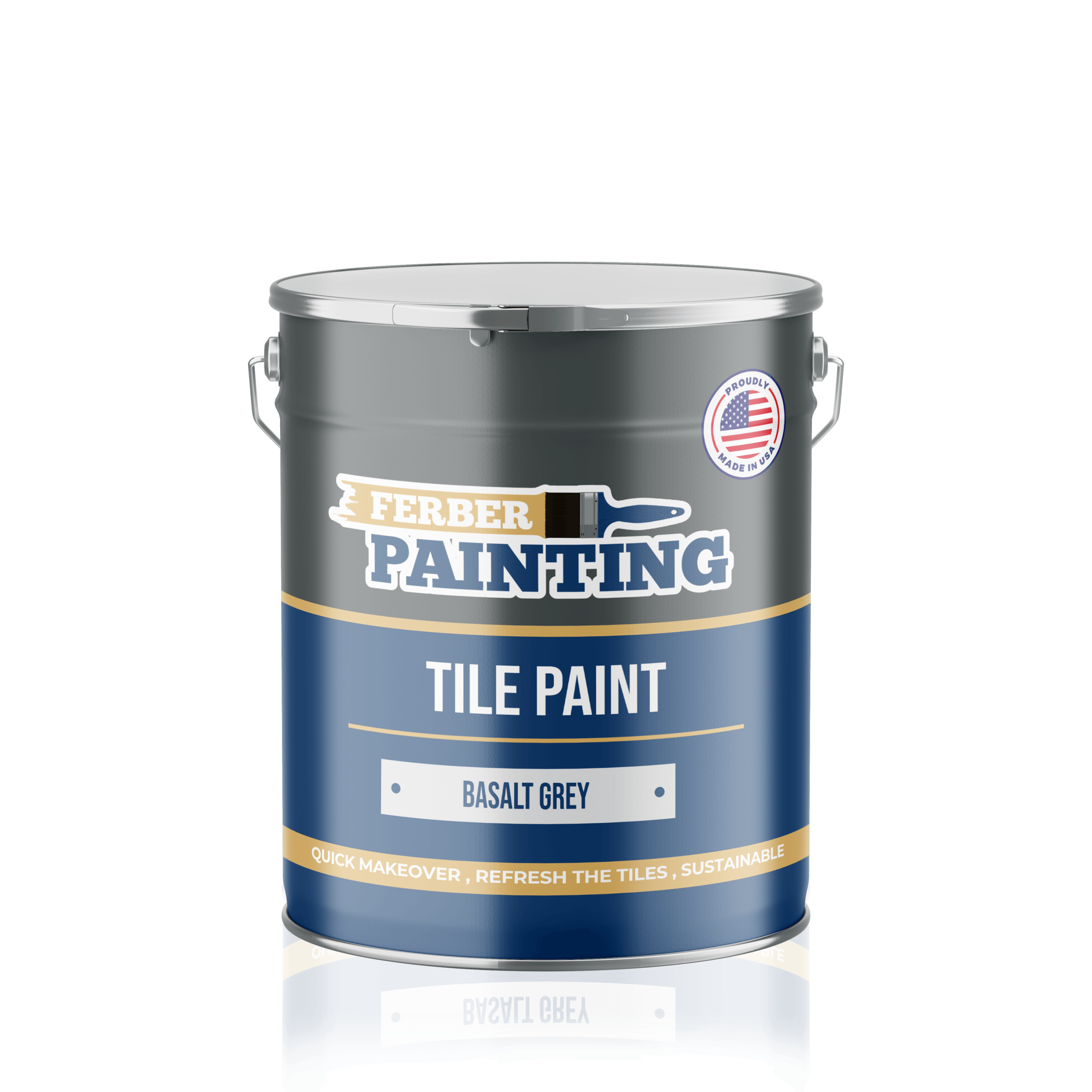 Ferber Painting Tile Paint flismaling basaltgrå heftgrunning