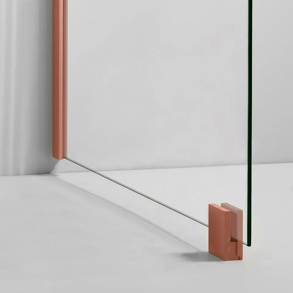 Toniton Peach dusjvegg glass 73 cm klart