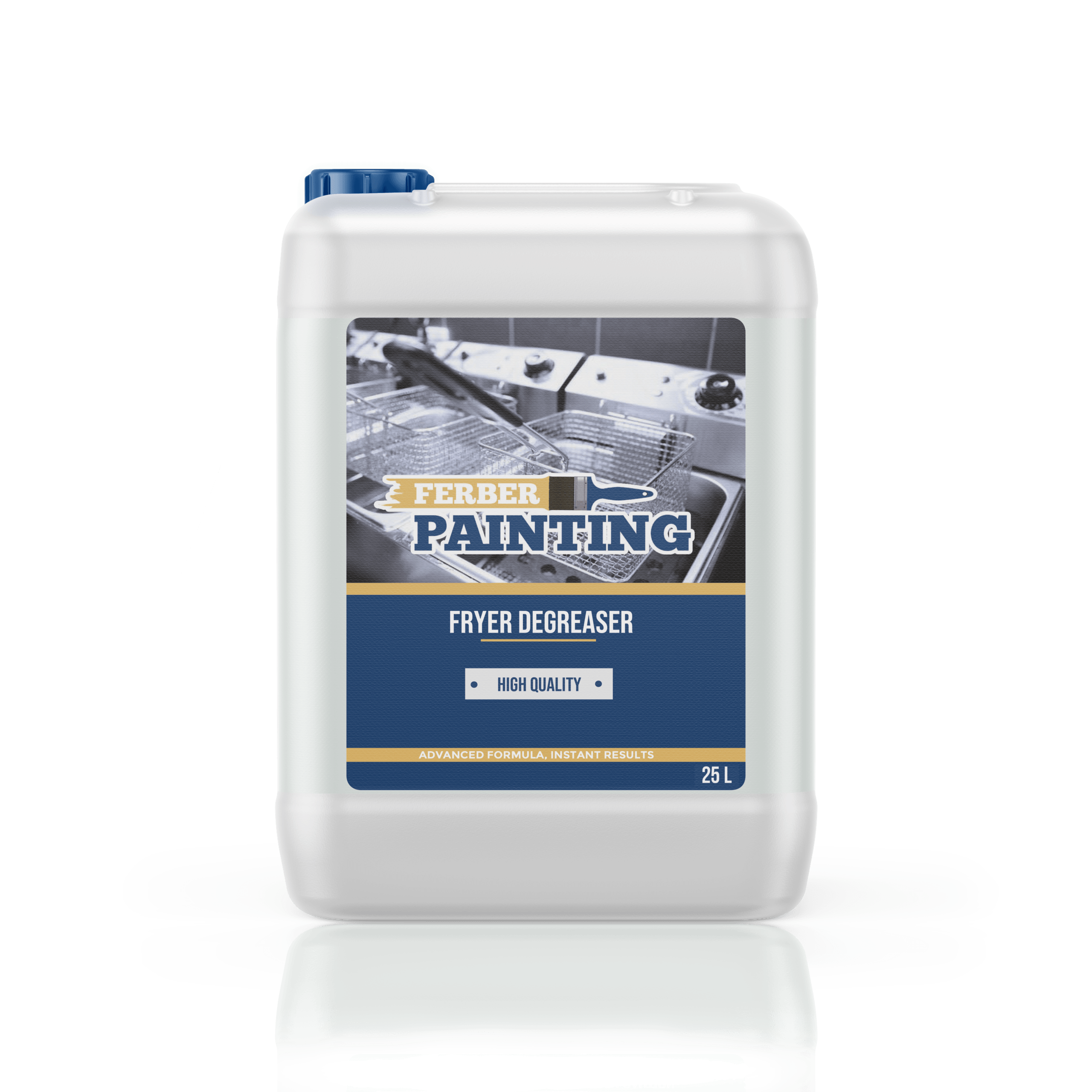 Ferber Painting Fryer frityrrens karbonisert fett