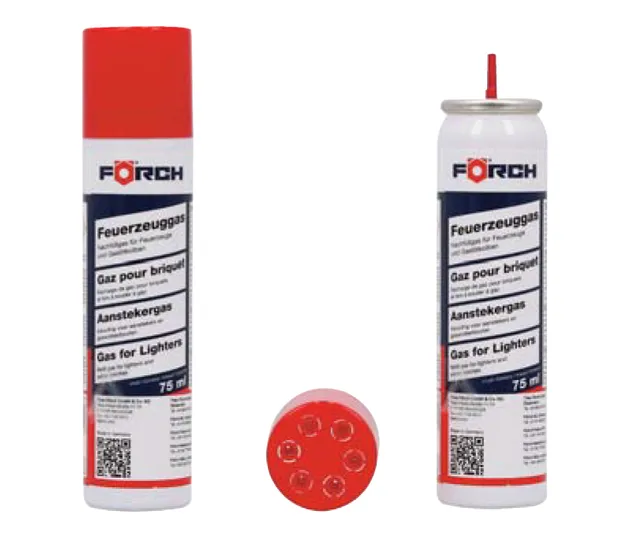 Förch lightergass 100 ml butangass luktfri påfylling