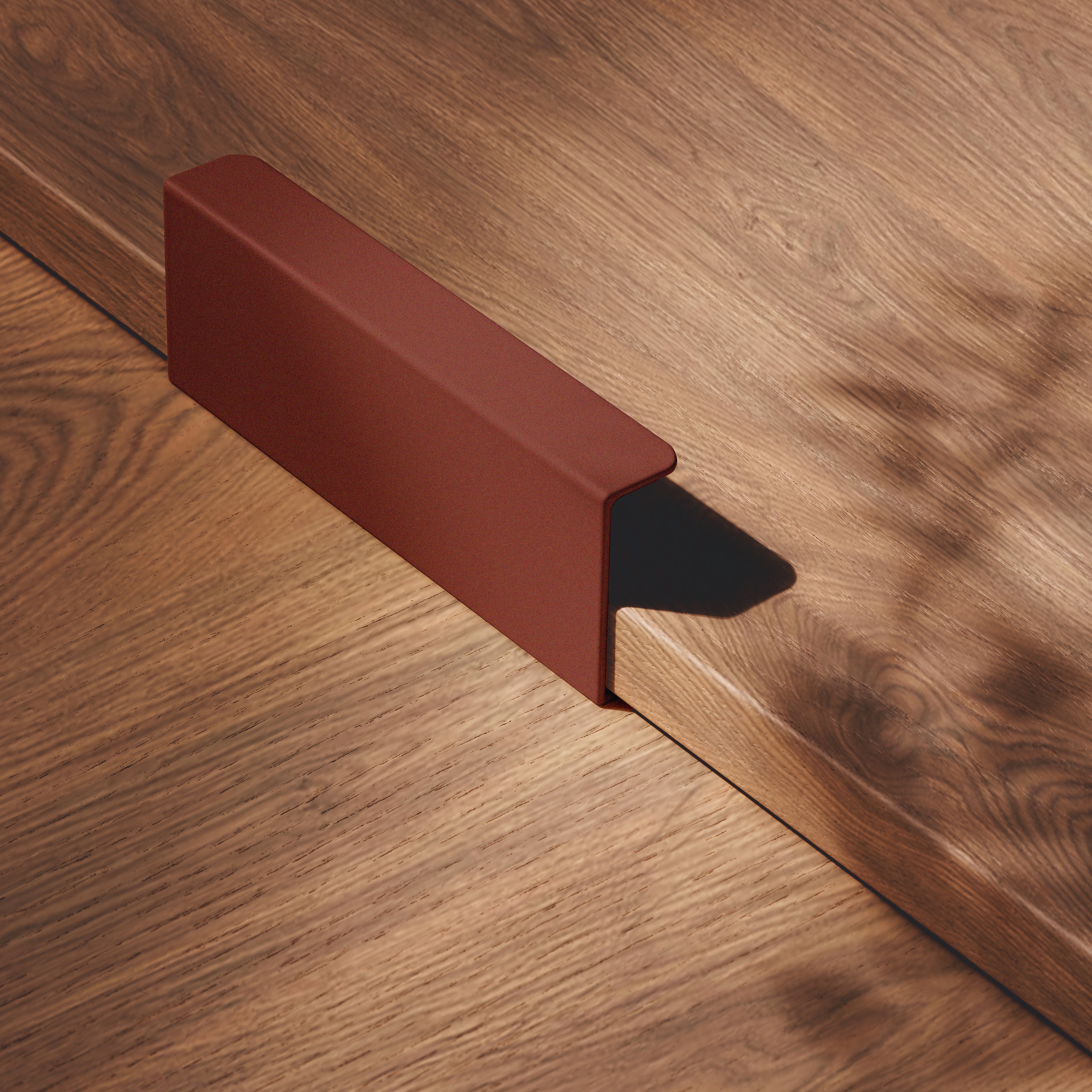 Toniton Hide 120 møbelhåndtak Reddish Brown metall