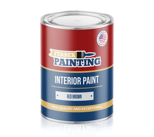 Ferber Painting interiørmaling rødbrun matt vaskbar
