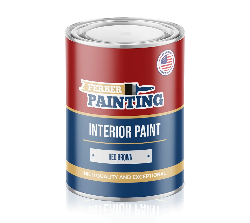 Ferber Painting interiørmaling rødbrun matt vaskbar