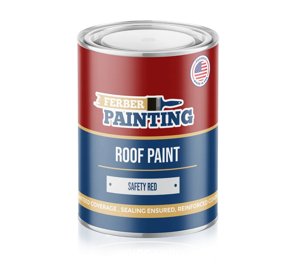 Ferber Painting takmaling sikkerhetsrød 1L matt vaskbar