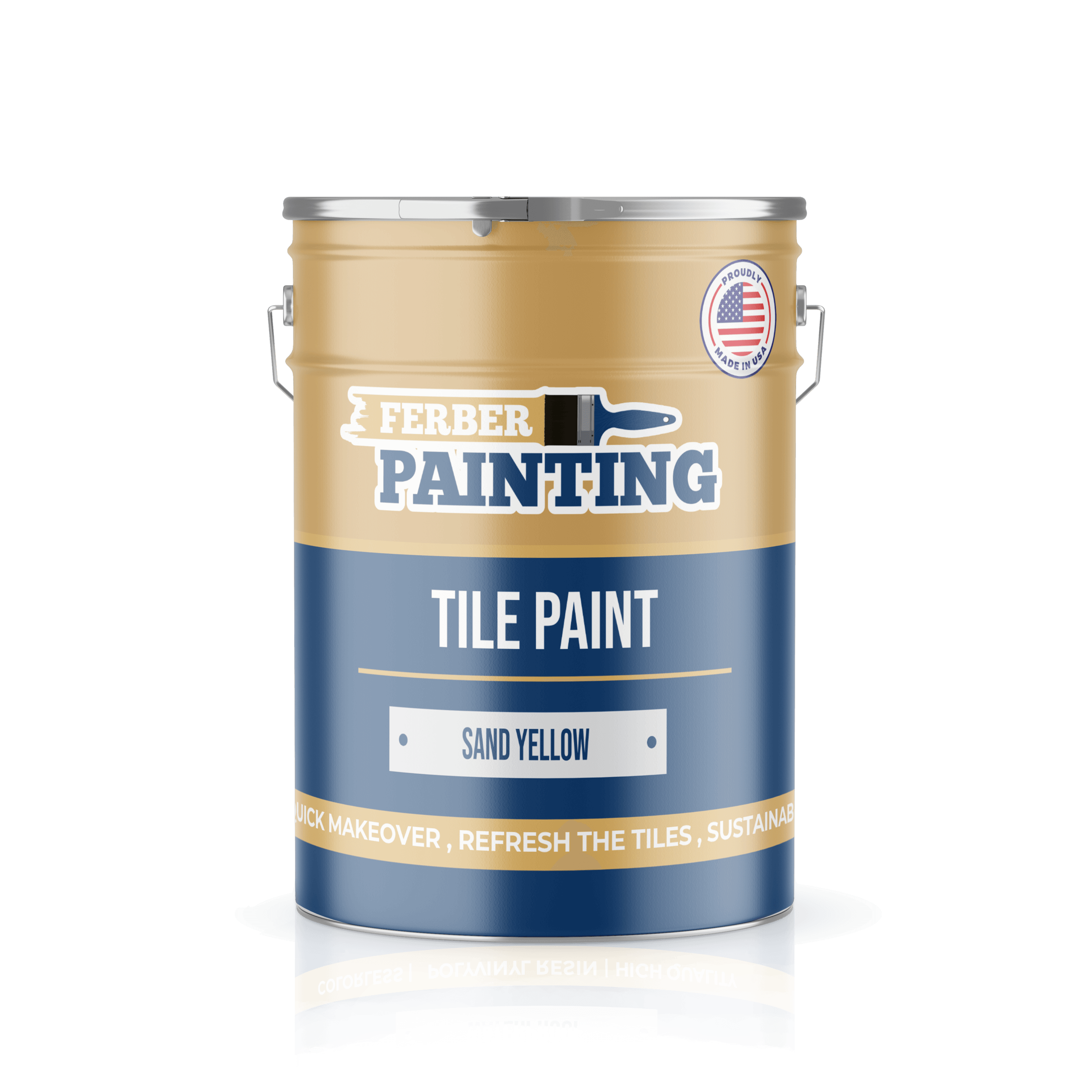 Ferber Painting flismaling sandgul vaskbar