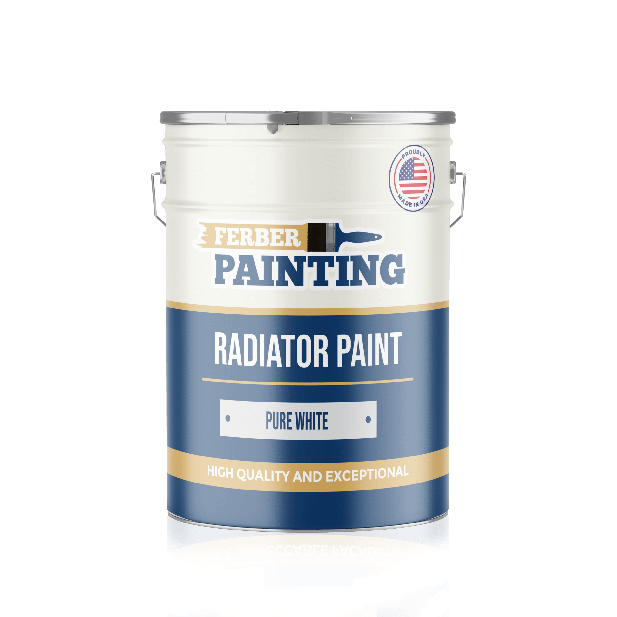 Ferber Painting radiatorlakk ren hvit varmebestandig