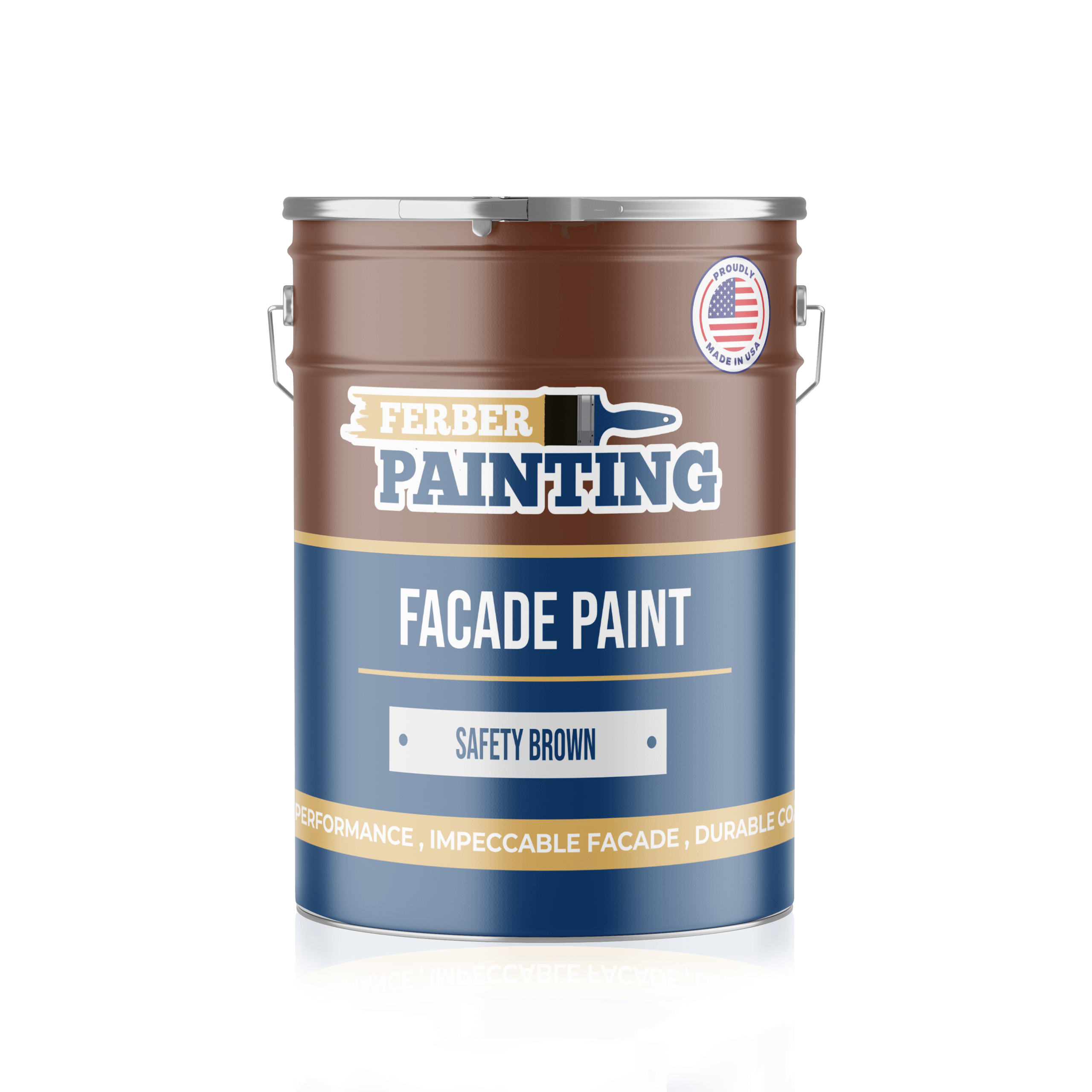 Ferber Painting fasademaling sikker brun værbestandig