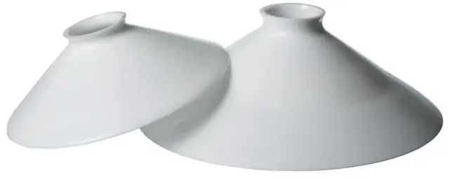Gysinge lampeskjerm glass stor hvit opal