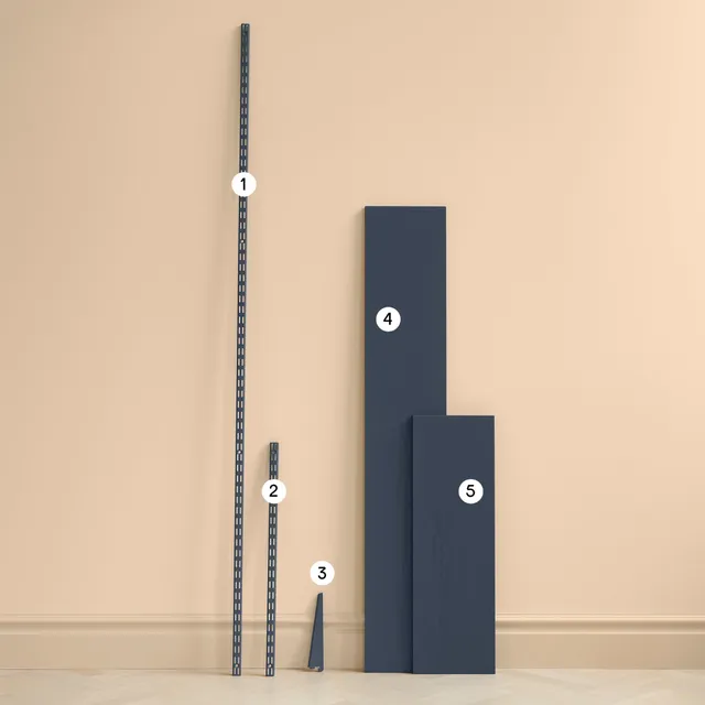 Toniton Shelf 78x25 hylle blå 78 cm