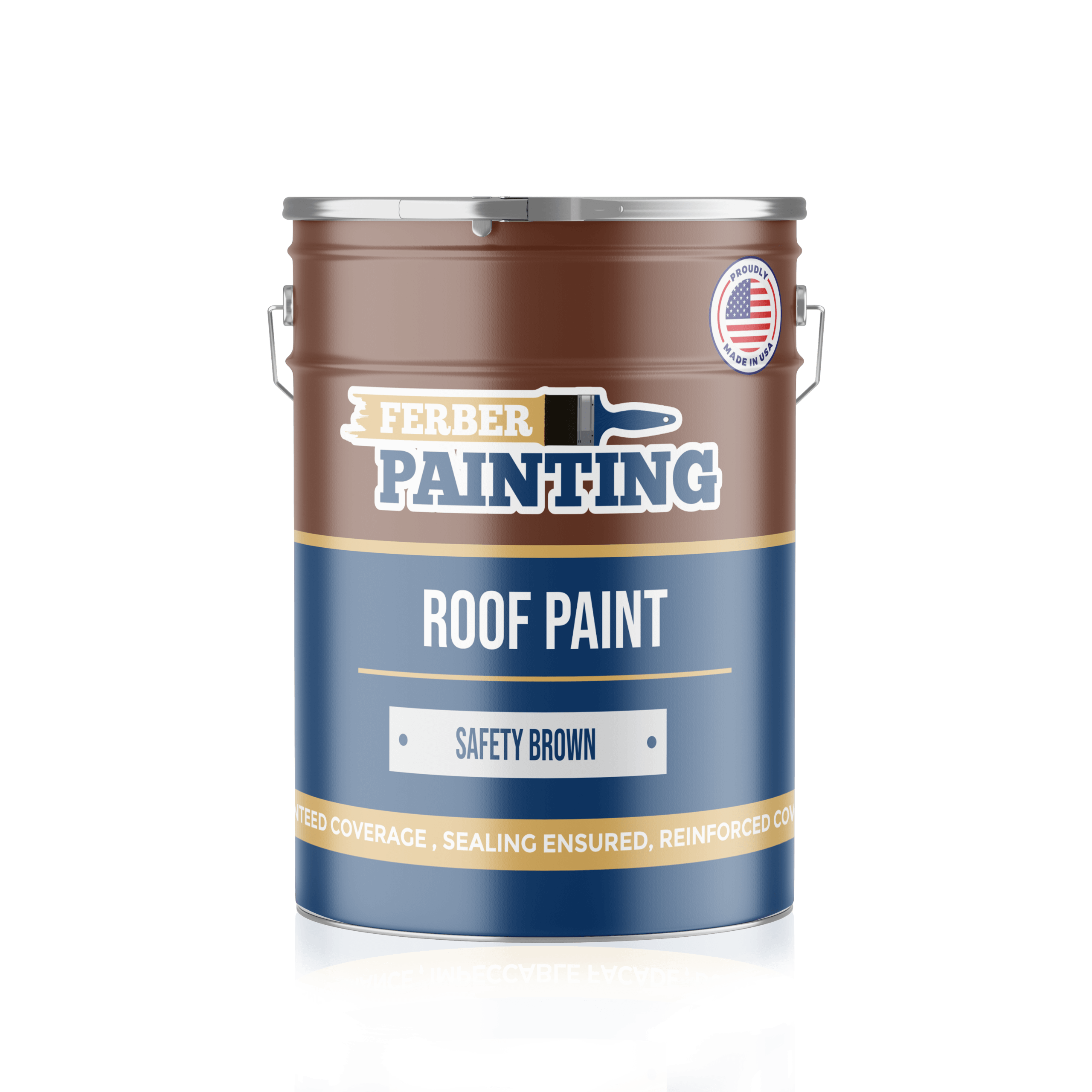 Ferber Painting takmaling sikkerhetsbrun UV-bestandig